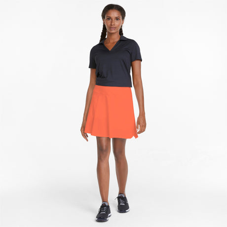 Puma PWRSHAPE Damen Golf Rock, Coral - Golflaedchen.de