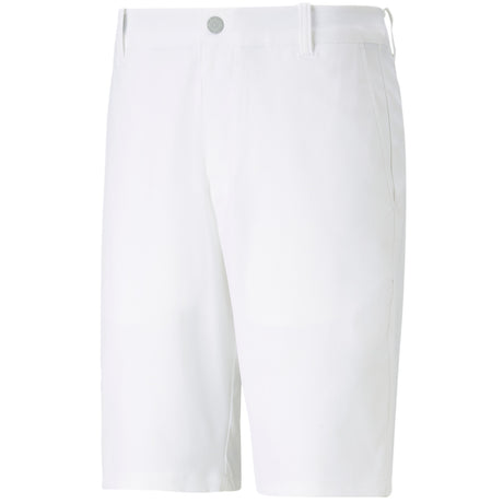 Puma Golf Dealer Herren Shorts, Weiß - Golflaedchen.de