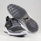 Puma IGNITE NXT Disc Herren Golfschuhe, Dunkelgrau / Schwarz - Golflaedchen.de