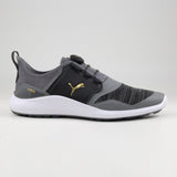 Puma IGNITE NXT Disc Herren Golfschuhe, Dunkelgrau / Schwarz - Golflaedchen.de