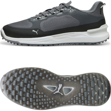 Puma IGNITE Elevate X Herren Golfschuhe, Grau / Schwarz / Weiß - Golflaedchen.de