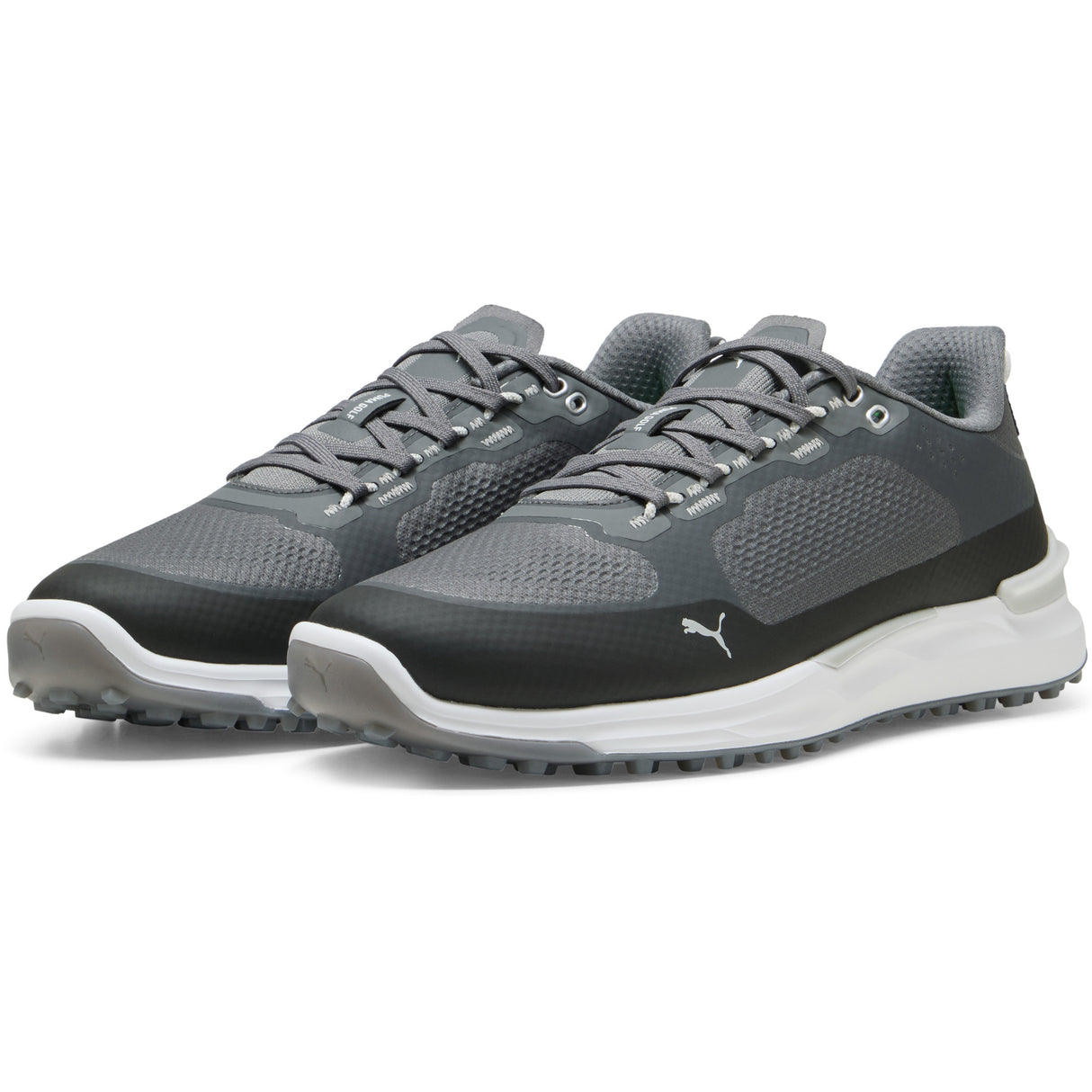 Puma IGNITE Elevate X Herren Golfschuhe, Grau / Schwarz / Weiß - Golflaedchen.de