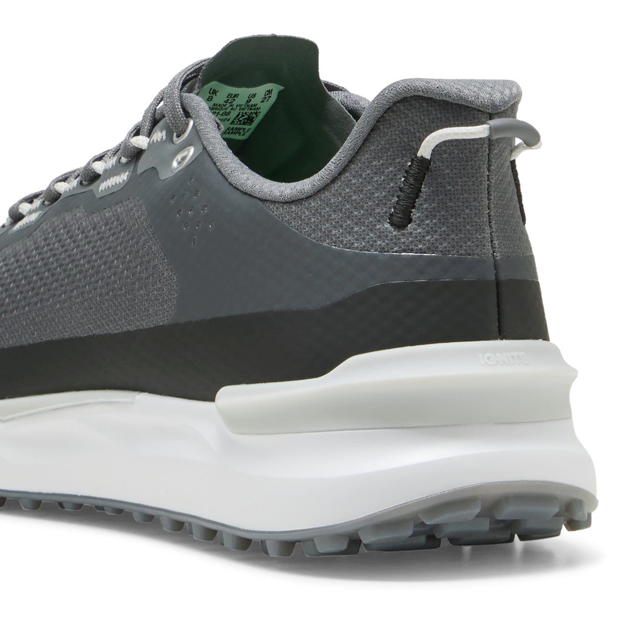 Puma IGNITE Elevate X Herren Golfschuhe, Grau / Schwarz / Weiß - Golflaedchen.de