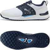 Puma IGNITE Elevate 2 Herren Golfschuhe, Weiß / Navy - Golflaedchen.de