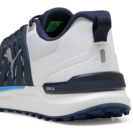 Puma IGNITE Elevate 2 Herren Golfschuhe, Weiß / Navy - Golflaedchen.de
