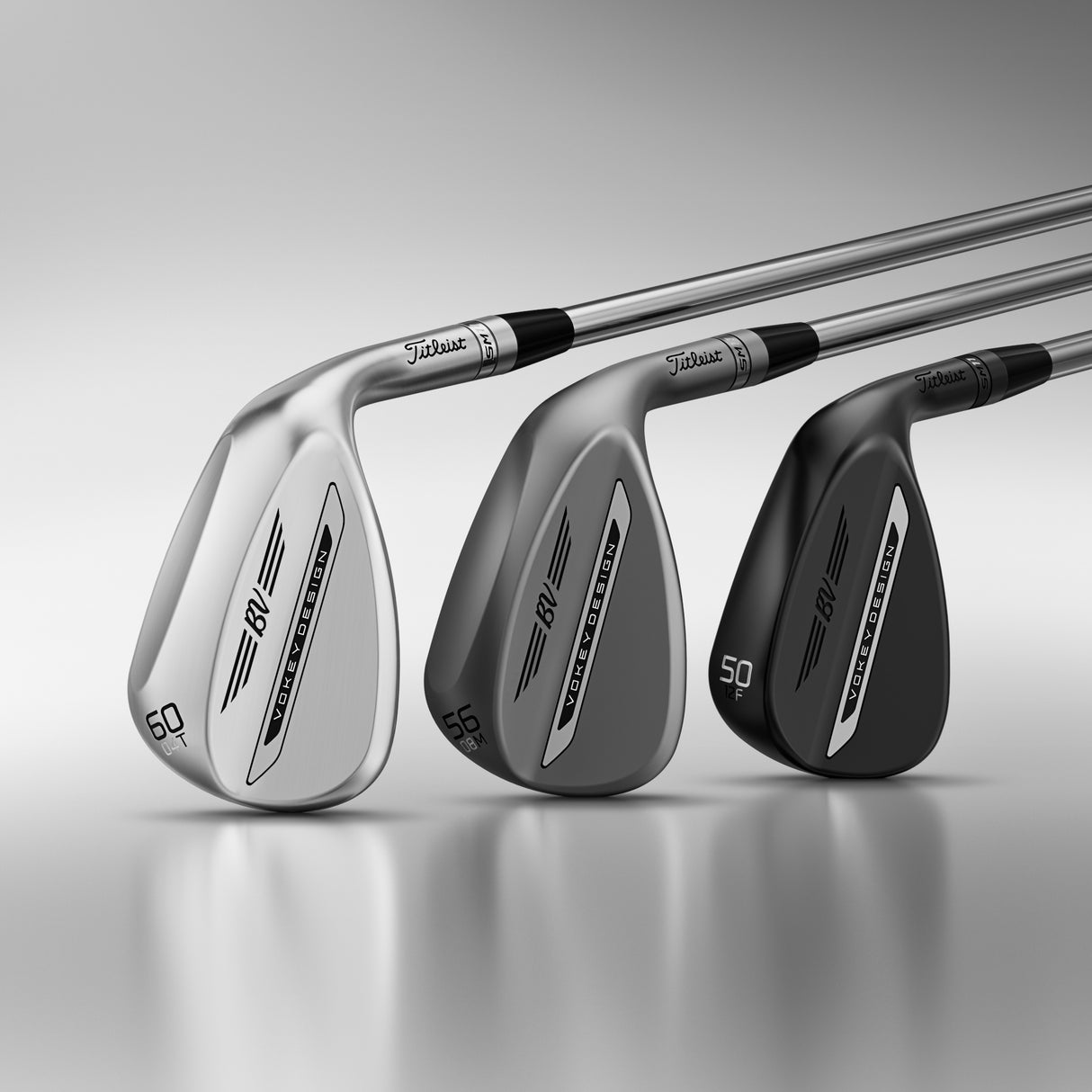 Titleist Vokey Design SM11 Wedge, Nickel, Stahlschaft, Herren Linkshand - Golflaedchen.de