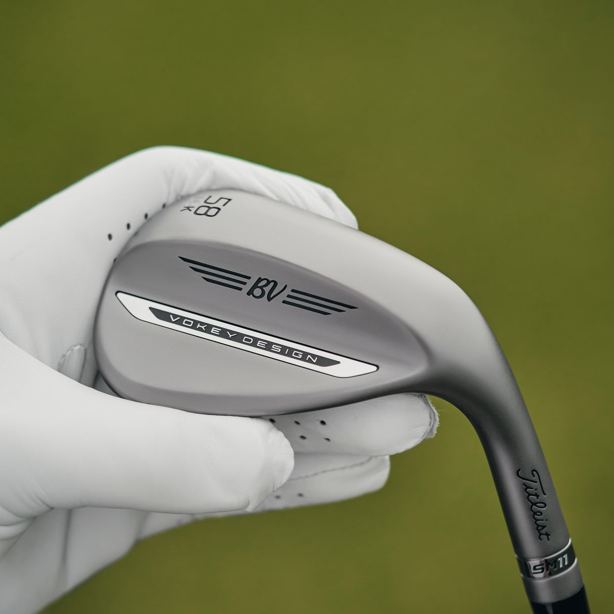 Titleist Vokey Design SM11 Wedge, Nickel, Stahlschaft, Herren Linkshand - Golflaedchen.de