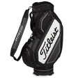 Titleist 2026 Midsize Staff Cartbag, Schwarz / Weiß - Golflaedchen.de