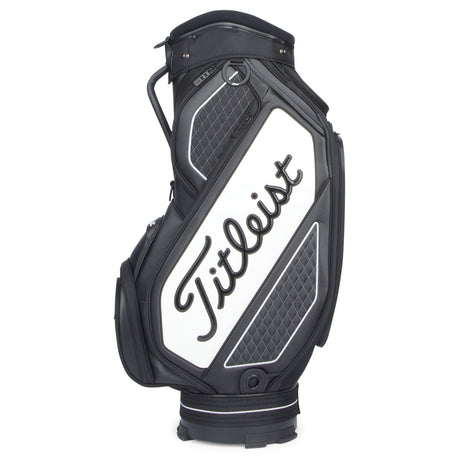 Titleist 2026 Midsize Staff Cartbag, Schwarz / Weiß - Golflaedchen.de