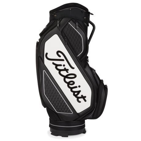 Titleist 2026 Midsize Staff Cartbag, Schwarz / Weiß - Golflaedchen.de