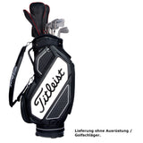 Titleist 2026 Midsize Staff Cartbag, Schwarz / Weiß - Golflaedchen.de