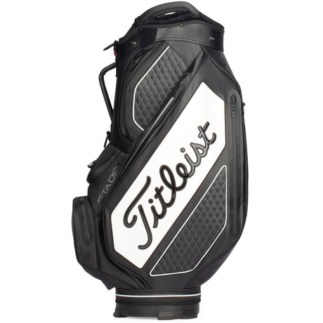 Titleist 2026 Premium StaDry Waterproof Cartbag, Weiß / Schwarz - Golflaedchen.de