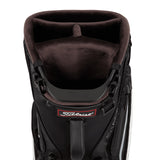 Titleist 2026 Premium Tour Staff StaDry Waterproof Standbag, Weiß / Schwarz - Golflaedchen.de