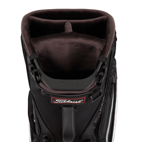 Titleist 2026 Premium Tour Staff StaDry Waterproof Standbag, Weiß / Schwarz - Golflaedchen.de