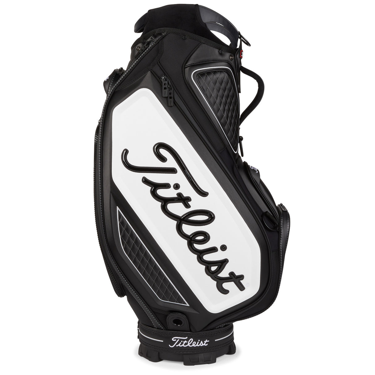 Titleist 2026 Tour Staff Cartbag, Schwarz / Weiß - Golflaedchen.de