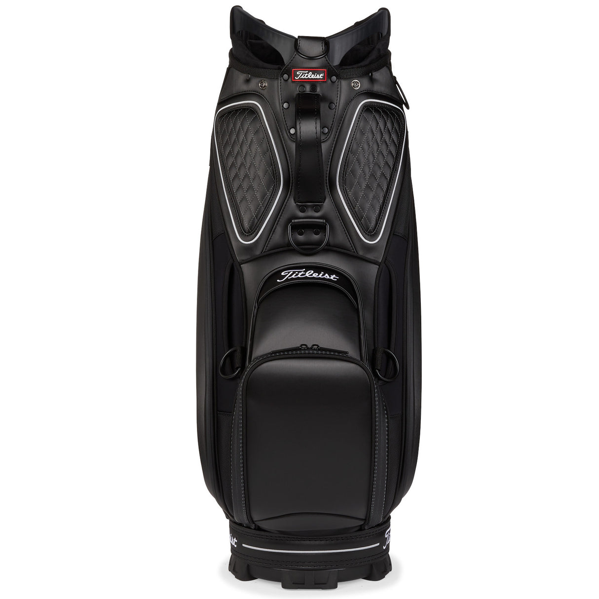 Titleist 2026 Tour Staff Cartbag, Schwarz / Weiß - Golflaedchen.de