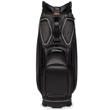 Titleist 2026 Tour Staff Cartbag, Schwarz / Weiß - Golflaedchen.de