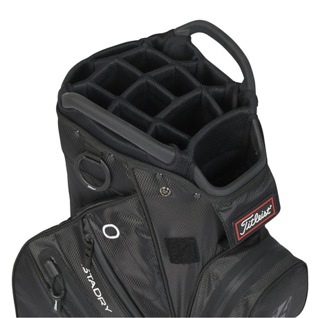 Titleist 2026 Cart 14 StaDry Waterproof Cartbag, Schwarz - Golflaedchen.de