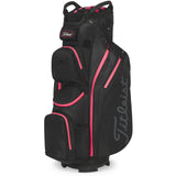 Titleist 2026 Cart 14 StaDry Waterproof Damen Cartbag, Black / Candy / Pink - Golflaedchen.de
