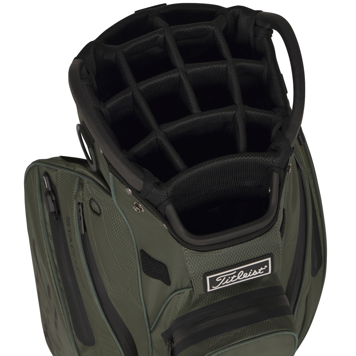 Titleist 2026 Cart 14 StaDry Waterproof Cartbag, Cypress / Schwarz - Golflaedchen.de