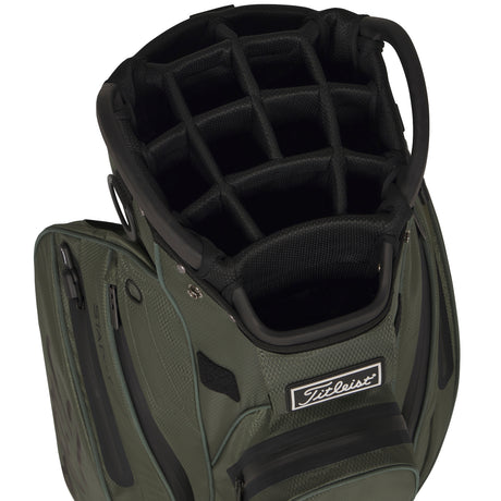 Titleist 2026 Cart 14 StaDry Waterproof Cartbag, Cypress / Schwarz - Golflaedchen.de