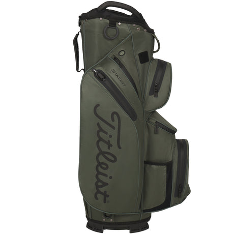 Titleist 2026 Cart 14 StaDry Waterproof Cartbag, Cypress / Schwarz - Golflaedchen.de