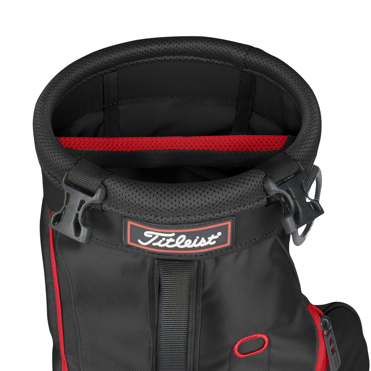 Titleist 2026 Sunday Carrybag / Pencil Bag, Schwarz / Rot - Golflaedchen.de