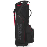 Titleist 2026 Hybrid 14 StaDry Waterproof Standbag, Schwarz / Rot - Golflaedchen.de