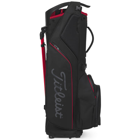 Titleist 2026 Hybrid 14 StaDry Waterproof Standbag, Schwarz / Rot - Golflaedchen.de