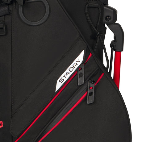 Titleist Players S4 StaDry Waterproof Standbag, Schwarz / Rot - Golflaedchen.de