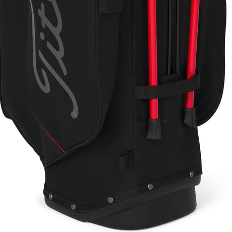 Titleist Players S4 StaDry Waterproof Standbag, Schwarz / Rot - Golflaedchen.de