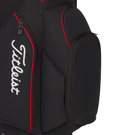 Titleist Players S4 Standbag, Schwarz / Rot - Golflaedchen.de