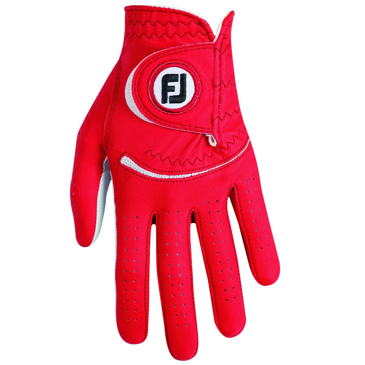 FootJoy Spectrum Golfhandschuh, Rot, Damen - Links getragen - Golflaedchen.de