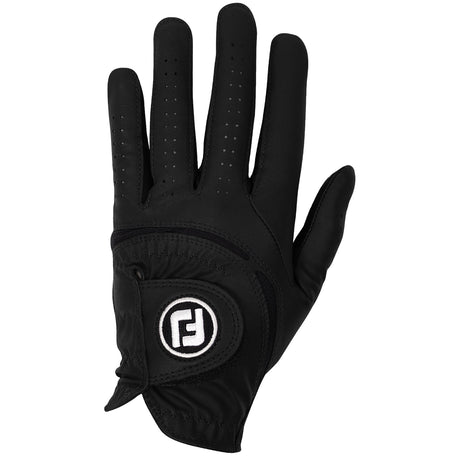 FootJoy WeatherSof Golfhandschuh, Schwarz, Herren - Rechts getragen - Golflaedchen.de
