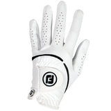 FootJoy WeatherSof Golfhandschuh, Weiß, Damen - Links getragen - Golflaedchen.de