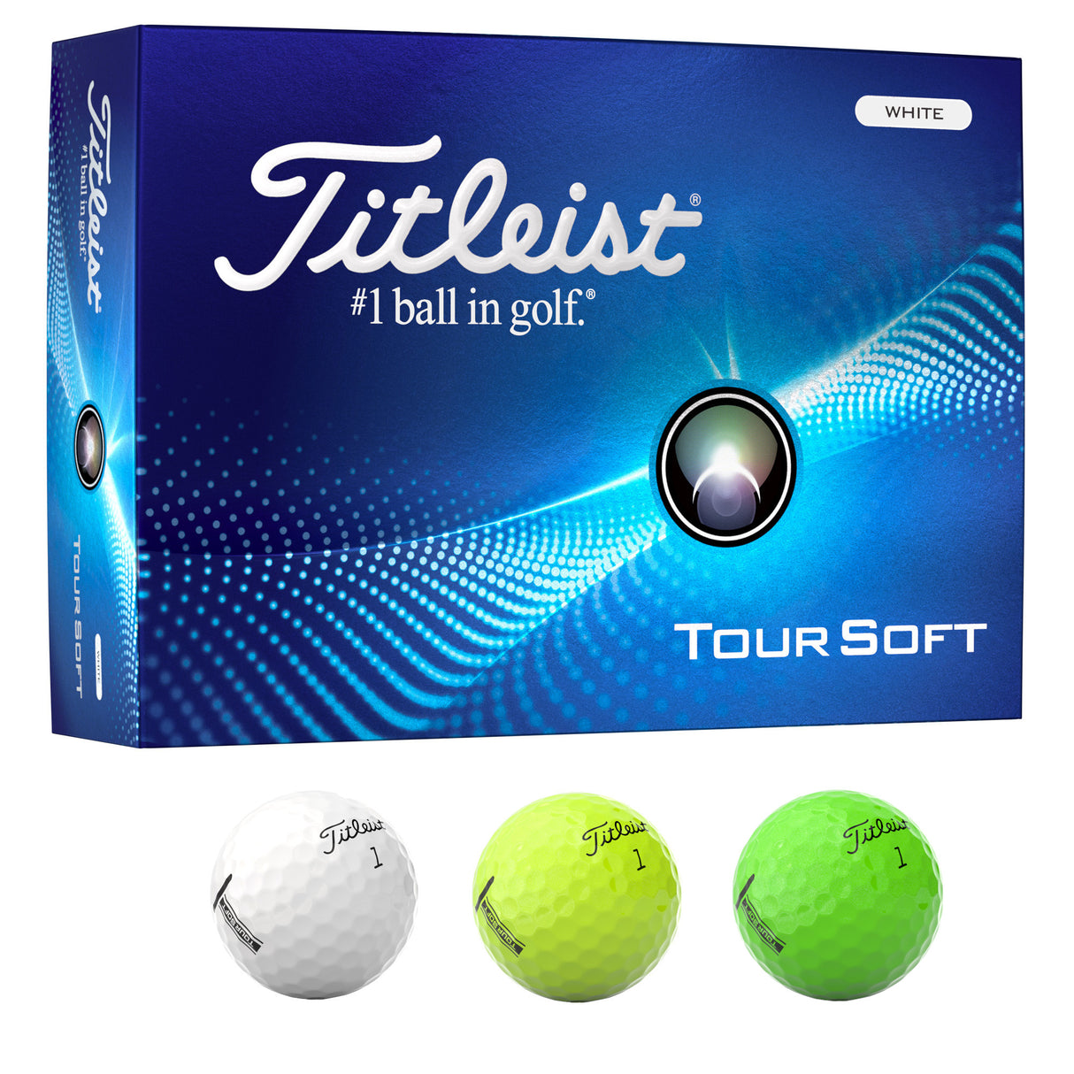 Titleist Tour Soft Golfbälle, 12 Stück - Golflaedchen.de