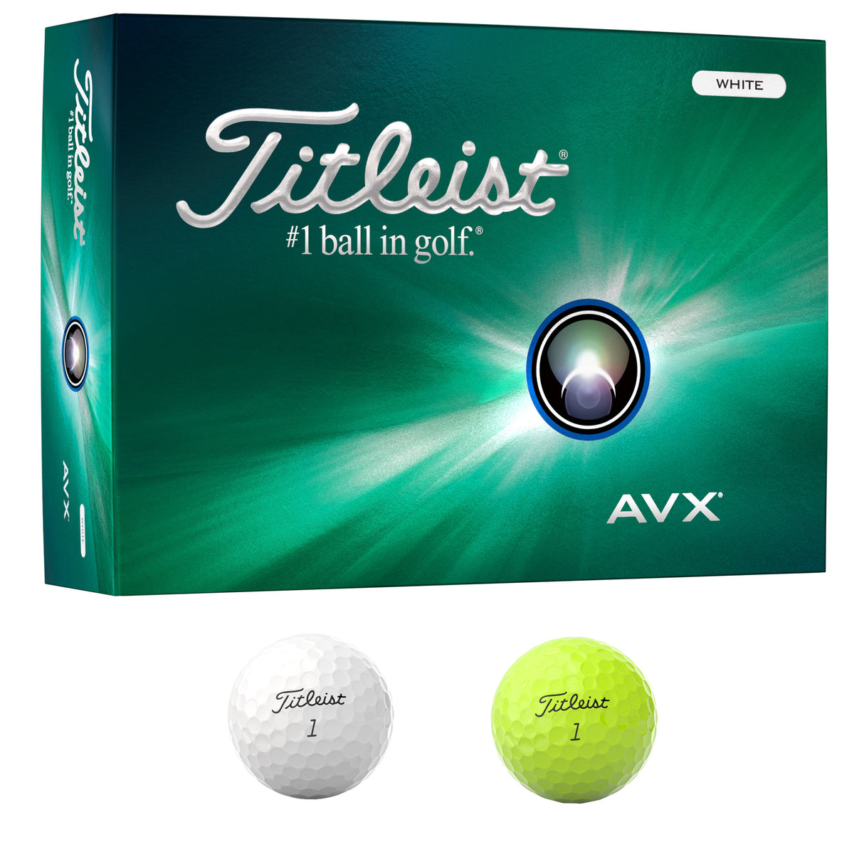 Titleist AVX Golfbälle, 12 Stück - Golflaedchen.de