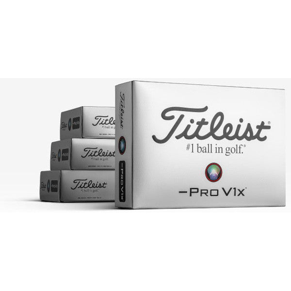 Titleist 3+1 Pro V1x Left Dash Golfbälle 2026, Vorteilspack, 48 Stück - Golflaedchen.de