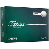 Titleist 2026 AVX AIM 360° Golfbälle, Weiß, 12 Stück - Golflaedchen.de