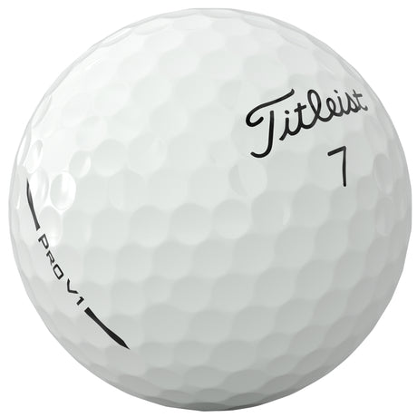 Titleist Pro V1 Golfbälle 2026, Alle Nummern , Weiß, 12 Stück - Golflaedchen.de