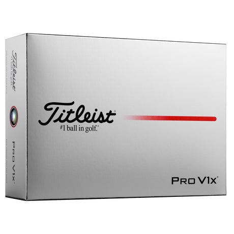 Titleist Pro V1x Golfbälle 2026, Alle Nummern , Weiß, 12 Stück - Golflaedchen.de