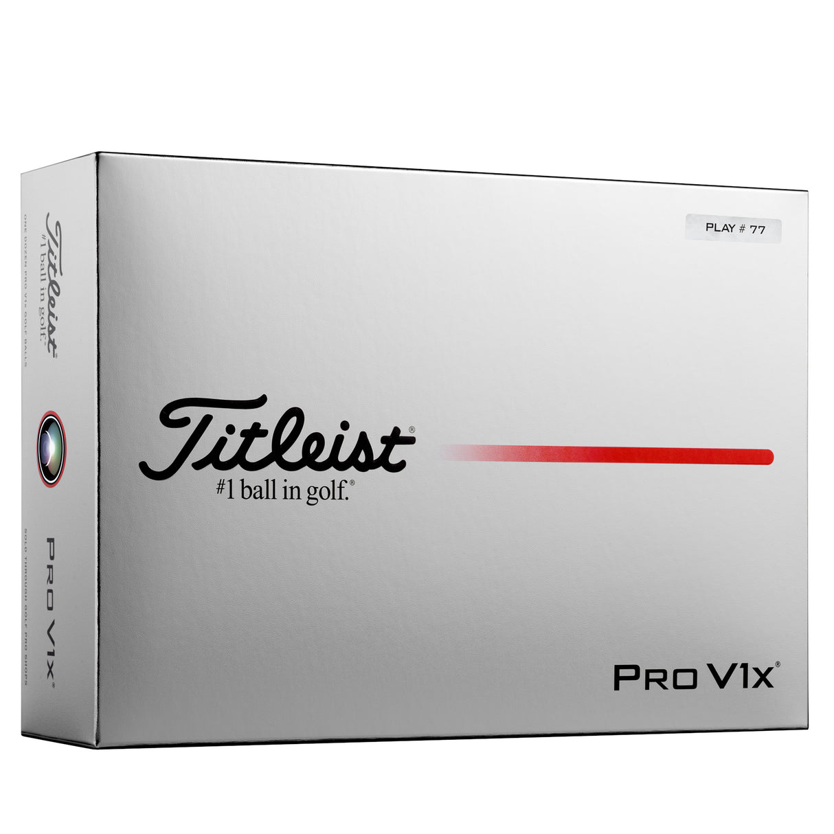 Titleist Pro V1x Golfbälle 2026, Alle Nummern , Weiß, 12 Stück - Golflaedchen.de