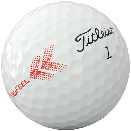 Titleist 2026 TruFeel AIM 360° Golfbälle, Weiß, 12 Stück - Golflaedchen.de