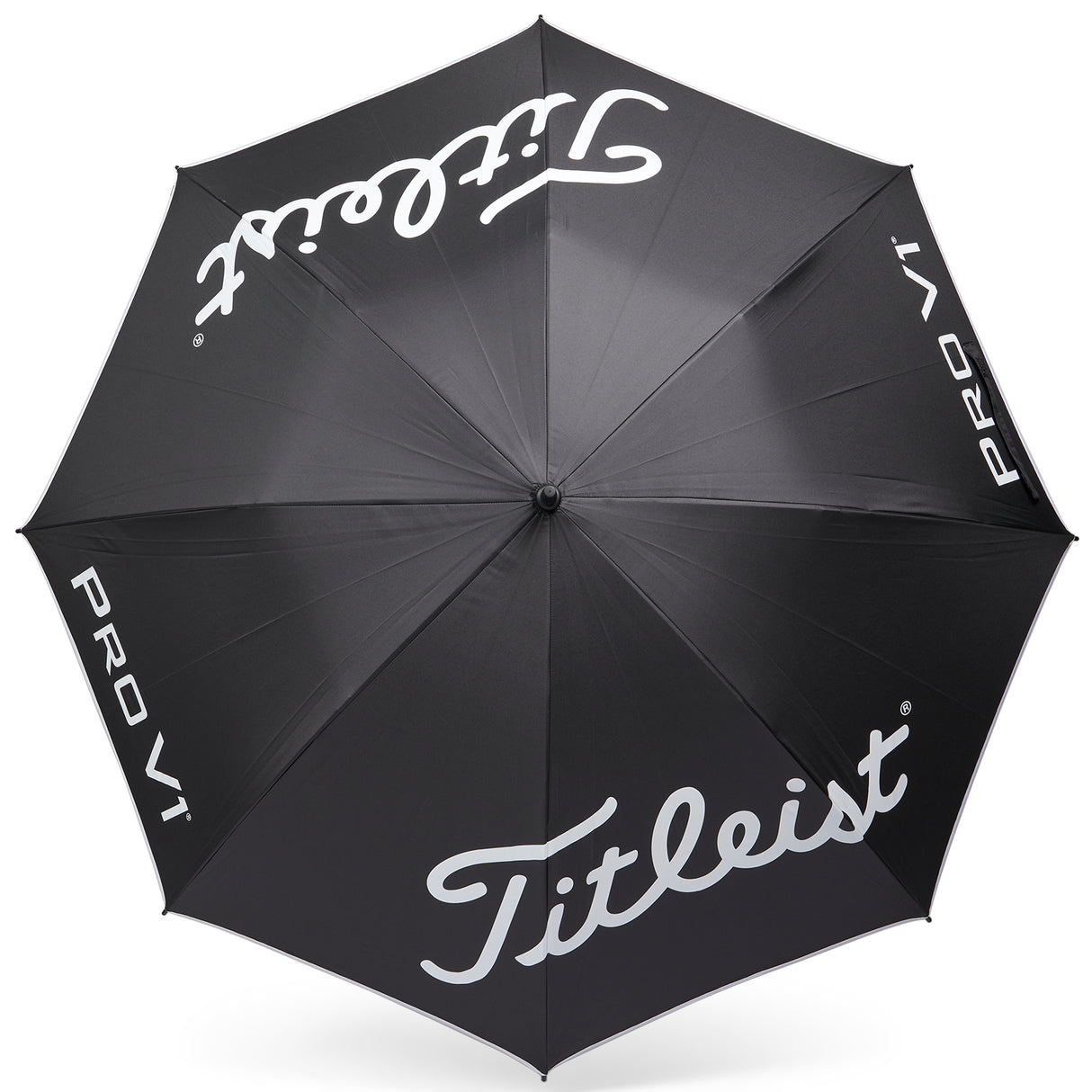 Titleist Tour Lightweight UV Single Canopy Golf Regenschirm, Schwarz - Golflaedchen.de