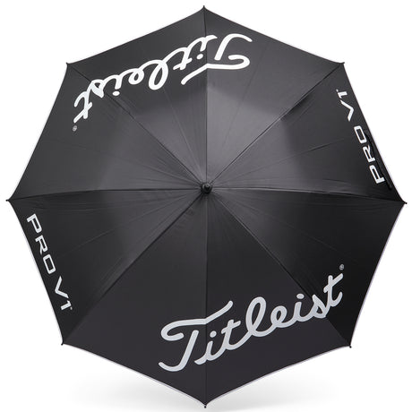 Titleist Tour Lightweight UV Single Canopy Golf Regenschirm, Schwarz - Golflaedchen.de