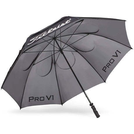 Titleist Tour Double Canopy Golf Regenschirm, Schwarz / Weiß - Golflaedchen.de