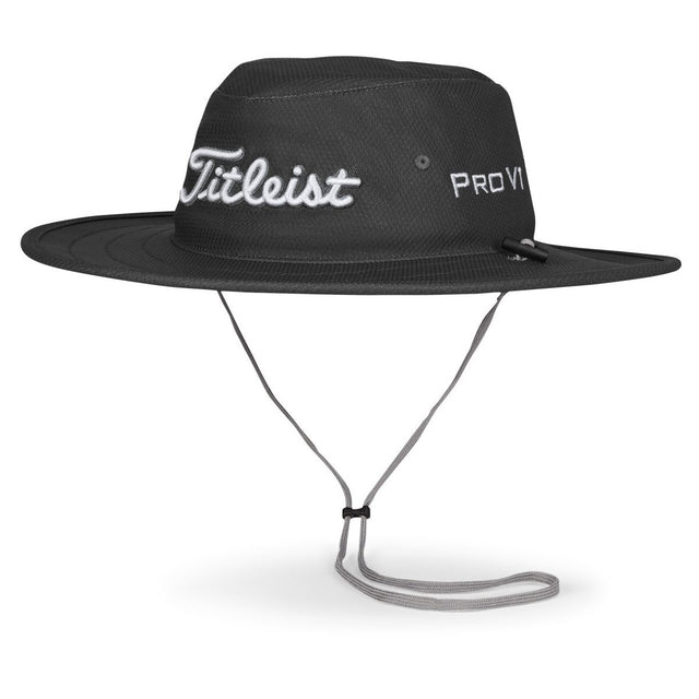 Titleist Tour Aussie Golf Sonnenhut, Schwarz / Weiß - Golflaedchen.de