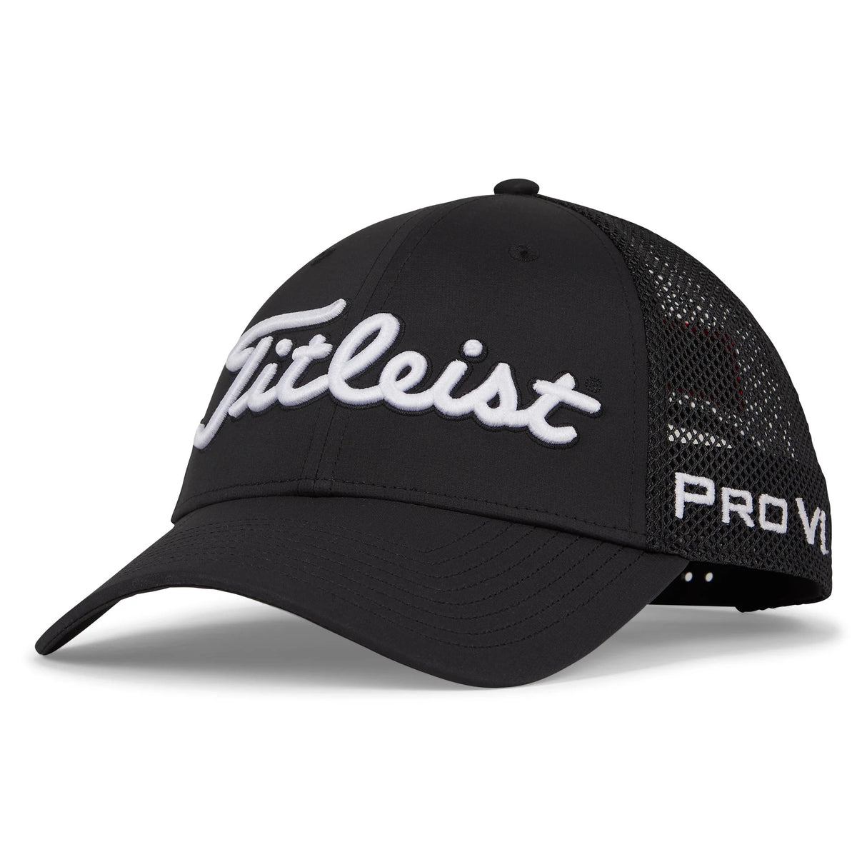 Titleist Tour Performance Mesh Herren Cap, Schwarz - Golflaedchen.de