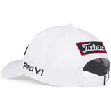 Titleist 2026 Tour Performance Herren Cap, Weiß / Schwarz - Golflaedchen.de