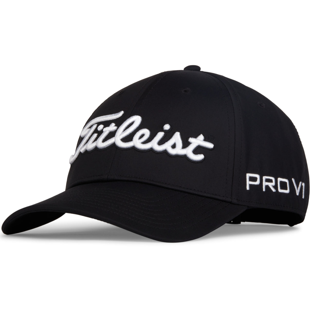 Titleist 2026 Tour Performance Herren Cap, Schwarz / Weiß - Golflaedchen.de